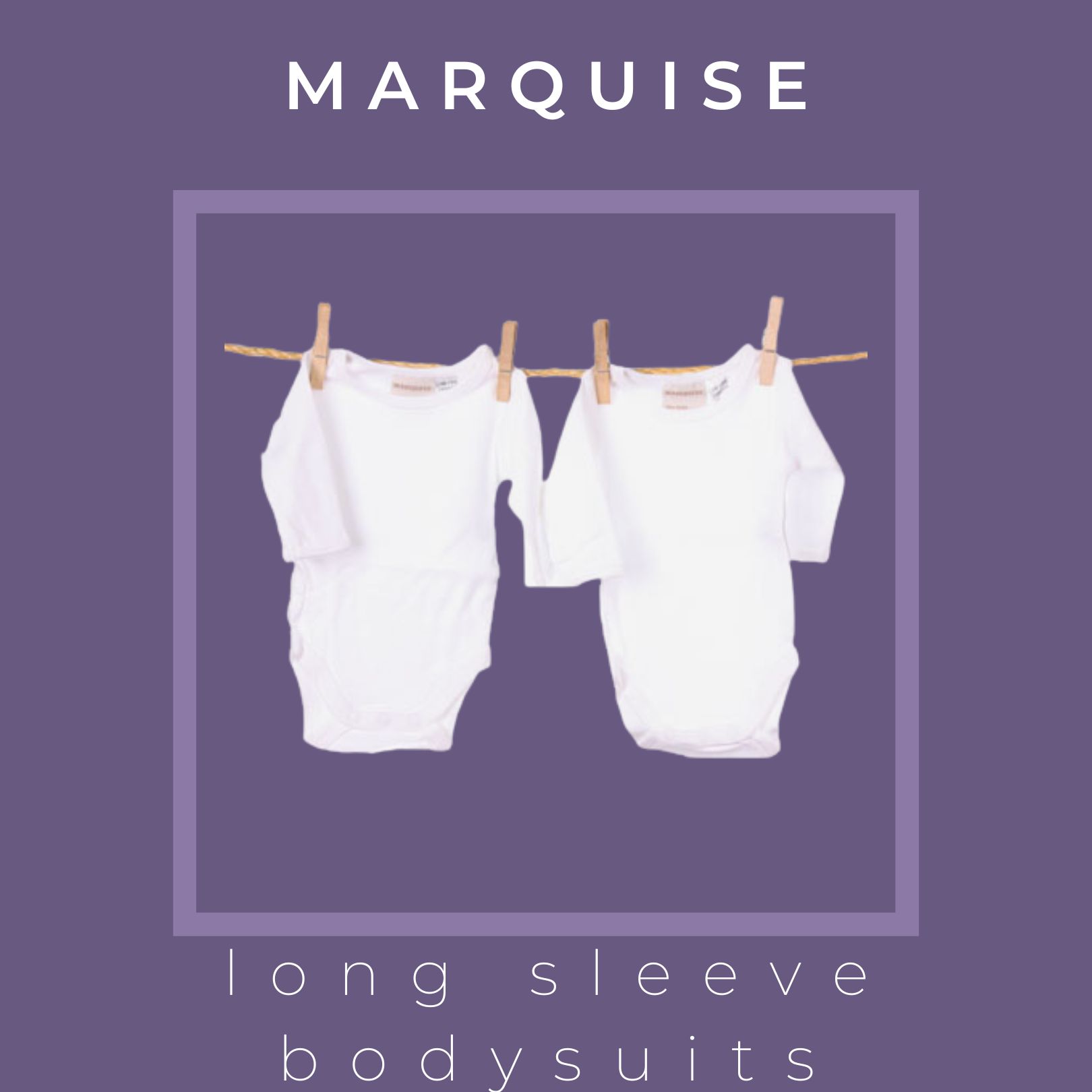 Marquise Long Sleeve Bodysuit - 2pk